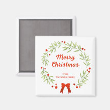 Elegant Christmas wreath and stars