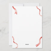 Elegant Christmas Wreath Bow Family Photo Custom シーズンカード (裏面)