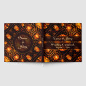 Elegant Classic Boho Modern Gold #901 Wedding ゲストブック (全面)
