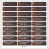 Elegant Classic Boho Modern Gold #901 Wedding シール (シート)