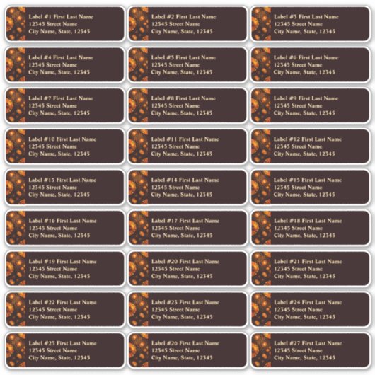 Elegant Classic Boho Modern Gold #901 Wedding シール (正面)