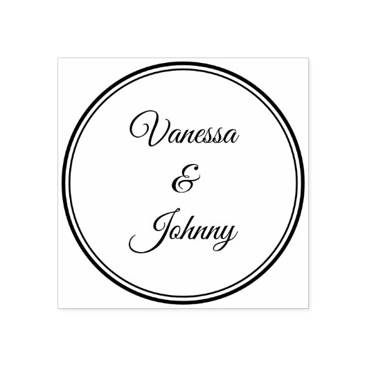 Elegant Classic Boho Modern Gold #901 Wedding ラバースタンプ (インプリント)