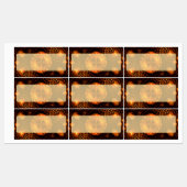 Elegant Classic Boho Modern Gold #901 Wedding ラベル (シート)