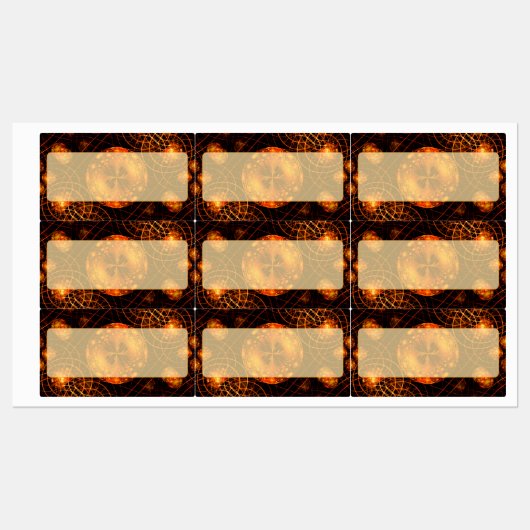 Elegant Classic Boho Modern Gold #901 Wedding ラベル (シート)