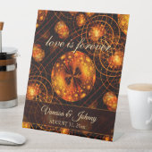 Elegant Classic Boho Modern Gold #901 Wedding 台座サイン (インサイチュ)