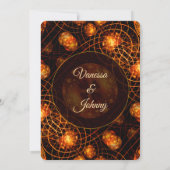 Elegant Classic Boho Modern Gold #901 Wedding 招待状 (裏面)