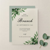 Elegant Classic Brunch Invitation シーズンカード