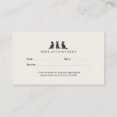 Elegant Classic Cat Grooming Appointment  予約カード (正面)