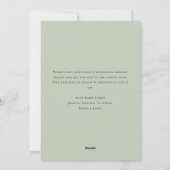 Elegant Classic Christmas Winter Forest シーズンカード (裏面)