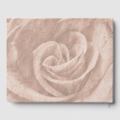 Elegant Classic Floral Rustic Wedding Guest Book 3 ゲストブック (裏面)