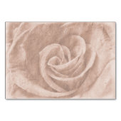 Elegant Classic Floral Rustic Wedding Table Nº 3 テーブルナンバー (裏面)