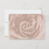 Elegant Classic Floral Rustic Wedding Thank You 3 サンキューカード (裏面)