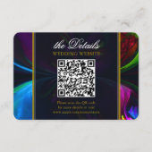 Elegant Classic Modern Floral Pattern #902 Wedding エンクロージャーカード (正面)