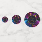 Elegant Classic Modern Floral Pattern #902 Wedding コンフェッティ (正面)