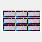 Elegant Classic Modern Floral Pattern #902 Wedding ラベル (シート)