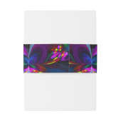 Elegant Classic Modern Floral Pattern #902 Wedding 招待状ベリーバンド (裏面例)