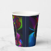 Elegant Classic Modern Floral Pattern #902 Wedding 紙コップ (右)