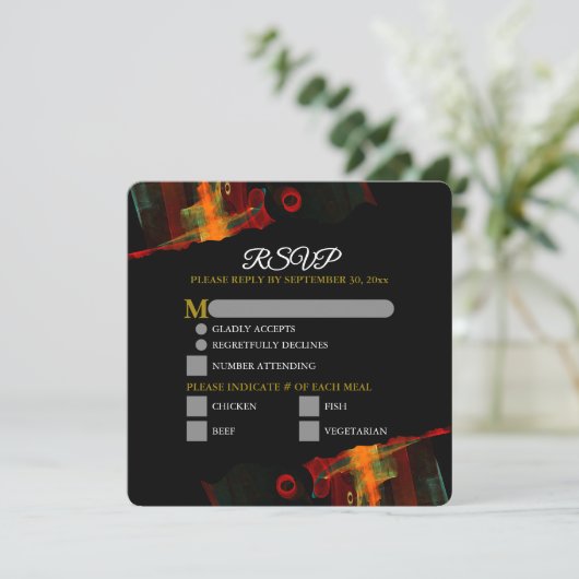 Elegant Classic Modern Trendy Pattern #903 Wedding (スタンド正面)