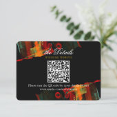 Elegant Classic Modern Trendy Pattern #903 Wedding エンクロージャーカード (スタンド正面)
