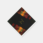 Elegant Classic Modern Trendy Pattern #903 Wedding スタンダードカクテルナプキン (角)