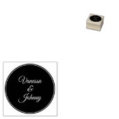 Elegant Classic Modern Trendy Pattern #903 Wedding ラバースタンプ (押印)
