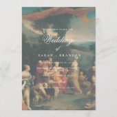 Elegant Classic Old painting Wedding 招待状 (正面)