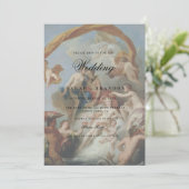 Elegant Classic Old painting Wedding 招待状 (スタンド正面)