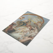 Elegant Classic Old painting Wedding 箔招待状 (回転した状態)