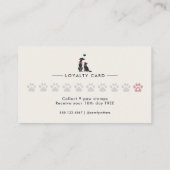 Elegant Classic Pet Sitter ロイヤリティカード (裏面)