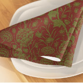 Elegant Classic William Morris Red Green テーブルクロス