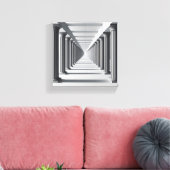 Elegant Classical Colonnade Art - Infinite Archite キャンバスプリント (インサイチュ (リビング))