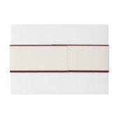 Elegant Classy Burgundy Wedding 招待状ベリーバンド (裏面例)