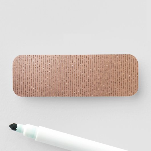 Elegant Classy Gold Sparkle 名札 (インサイチュ)