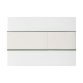 Elegant Classy Sage Green Wedding 招待状ベリーバンド (裏面例)