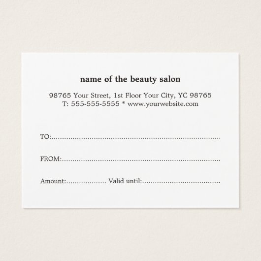 Elegant Clean Faux Gold Heart Warm White (裏面)