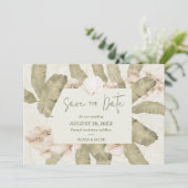 Elegant Coastal Beach Photo セーブザデート (スタンド正面)