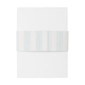 Elegant Coastal Blue Seashell 招待状ベリーバンド (裏面例)