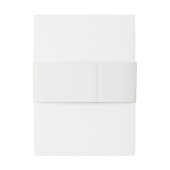 Elegant Coastal Golden Seashell 招待状ベリーバンド (裏面例)