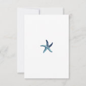 Elegant Coastal Romance Wedding  セーブザデート (裏面)