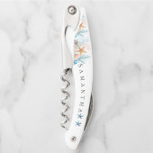 Elegant Coastal Under the Sea Bridesmaid Gift ソムリエナイフ (正面)