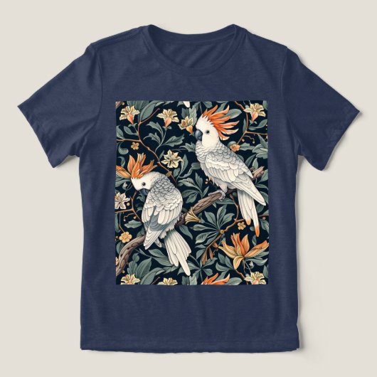 Elegant Cockatoo T-shirt トライブレンドTシャツ (デザイン正面)