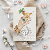 Elegant Cocktail Bridal Shower Invitation Art 招待状