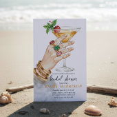 Elegant Cocktail Bridal Shower Invitation Art 招待状