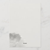 Elegant Cocktail Save the Date Wedding Invitation 招待状 (裏面)