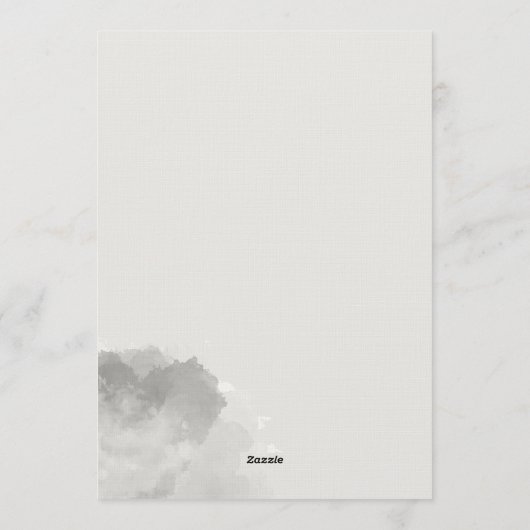 Elegant Cocktail Save the Date Wedding Invitation 招待状 (裏面)