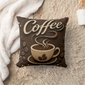 Elegant Coffee Bar クッション (ブランケット)
