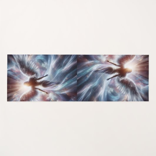 Elegant  Colorful Angel of Light ヨガマット (正面(横))