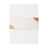 Elegant Colorful Boho Retro Arches Modern Wedding 招待状ベリーバンド (裏面例)