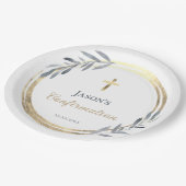 elegant Confirmation  ペーパープレート (アングル)