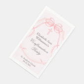 Elegant Confirmation Party Pink Bow Ribbon Custom (コーナー)